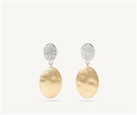 Vicenza - Piazzetta Palladio 2 - Orecchini Marco Bicego Donna Siviglia in Oro giallo Diamante 0.20 Ct OB1289-B - OB1289-B